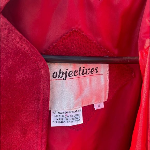 VTG Red Leather Jacket - Picture 4 of 7
